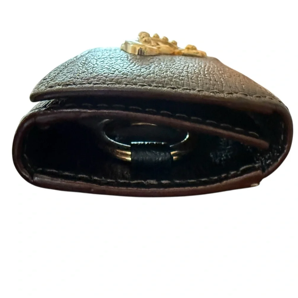 VIVIENNE WESTWOOD Black Four-Ring Key Holder Orb Design Unisex w Box & Bag NIB